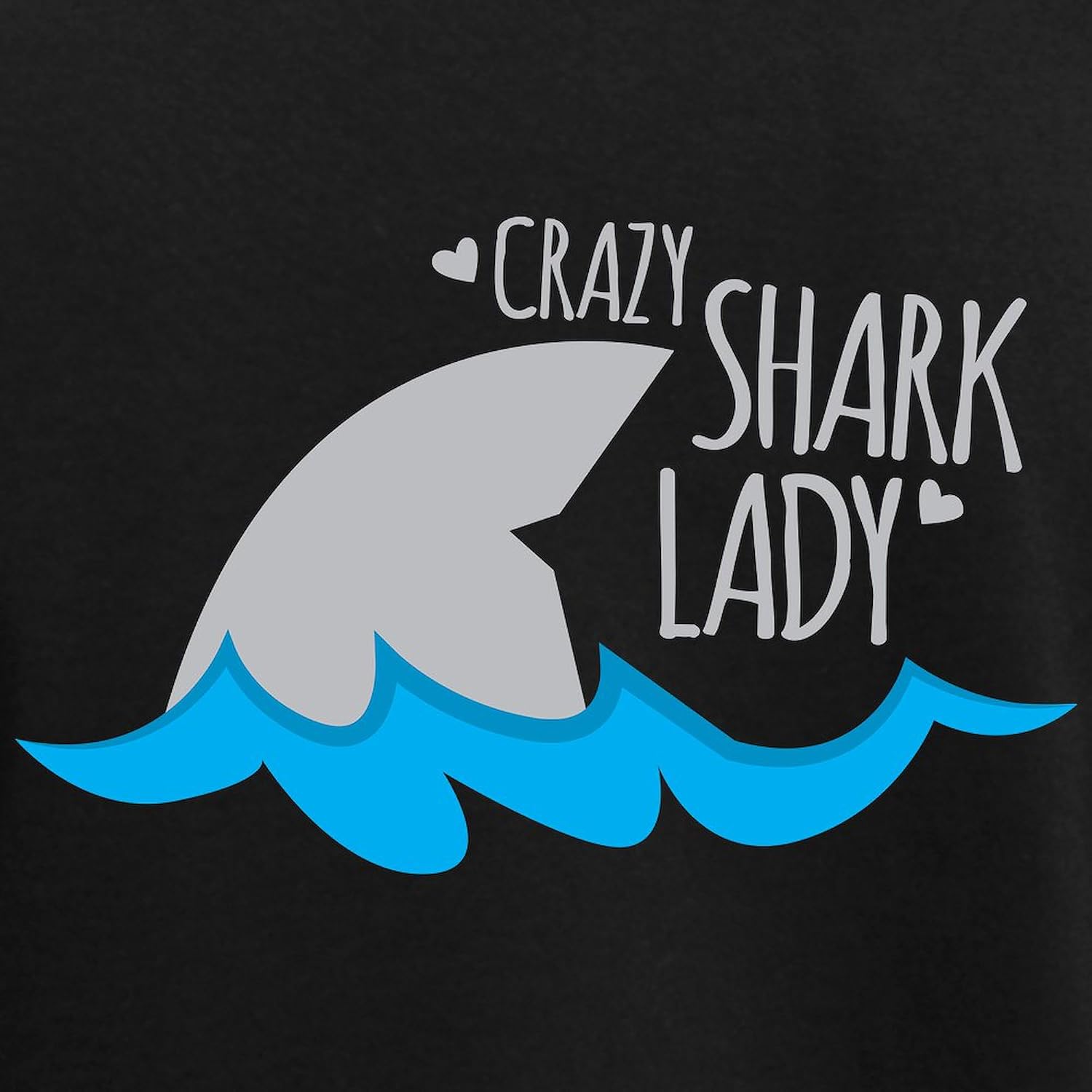 CafePress Crazy Shark Lady Pajamas Womens Novelty PJ Sleepwear