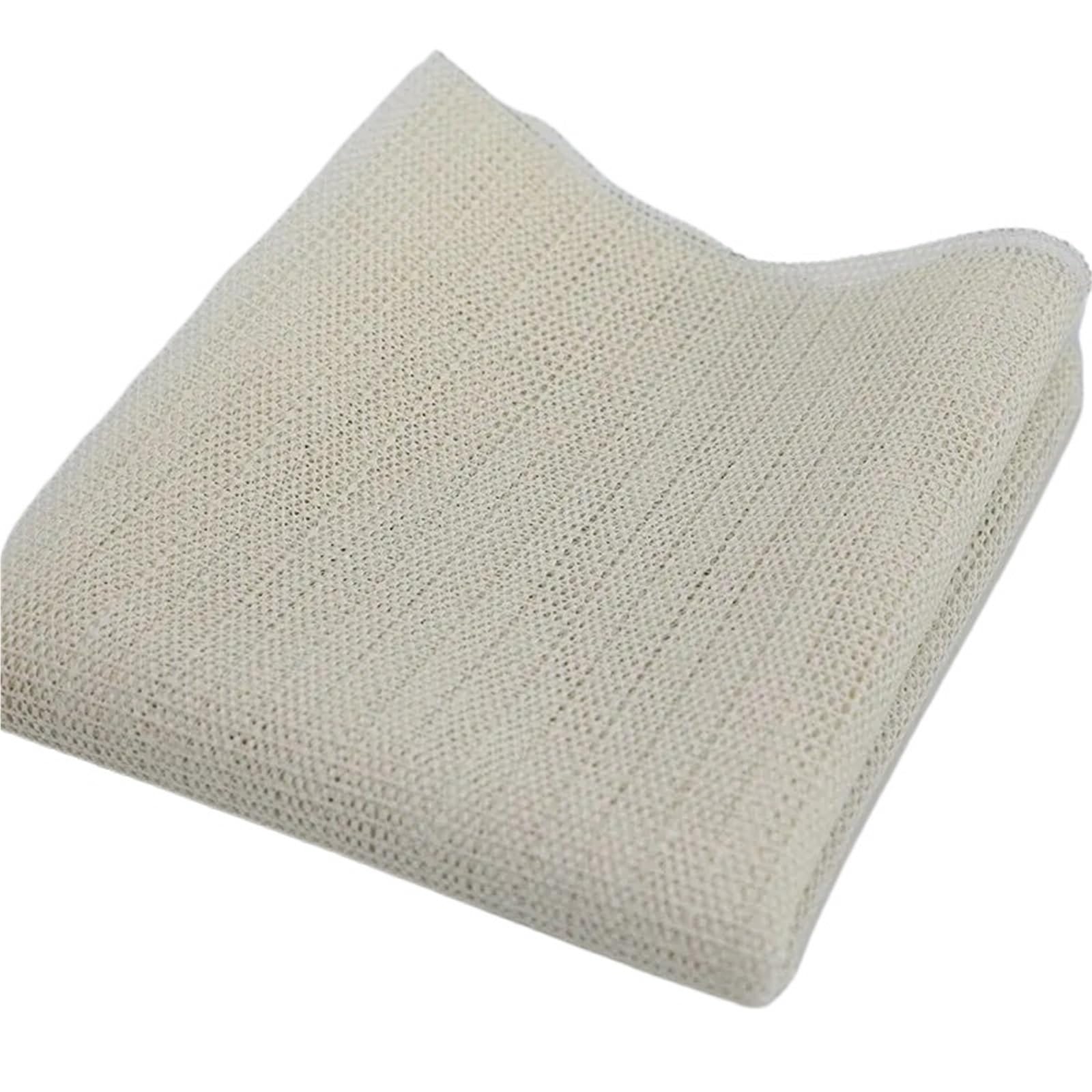 Base antideslizante de 6 piezas para evitar resbalones con alfombrilla reversible Ivory White