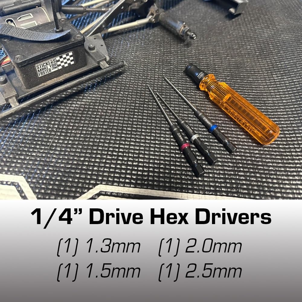 MIP Metrisches Werkzeugset mit Tasche für Traxxas, Arrma, Losi, Axial, Redcat RC Cars 5230, hergestellt in den USA