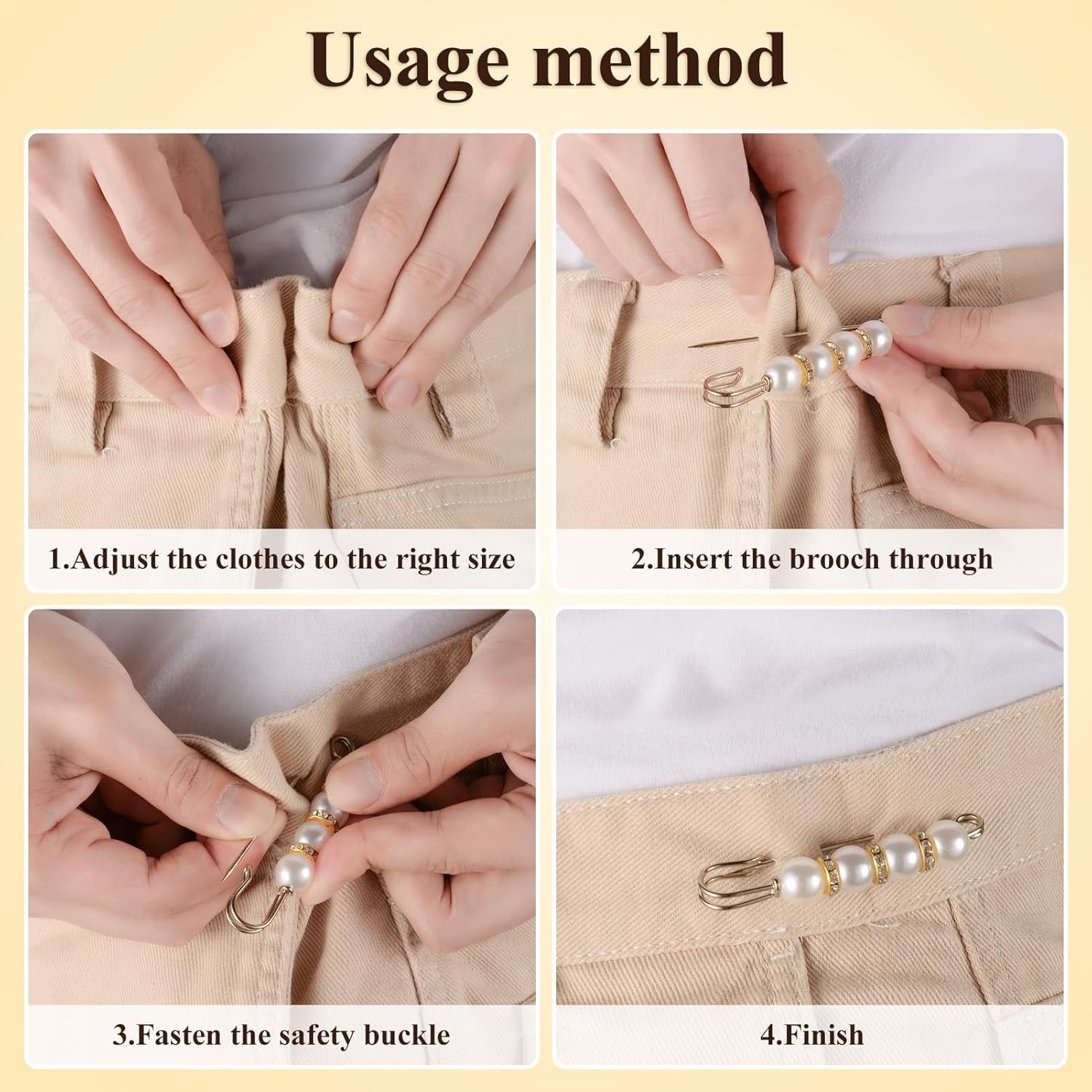 YUPPIN Pearl Brooch Pin Set – Sweater Shawl Clips, Neckline Safety Pins, and Faux Rhinestone Brooches for Women’s Dresses, Skirts, Pants, and Clothing Accessories 7 71CEkWXKcdL. SL1500