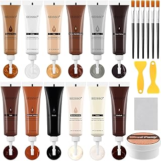 Holzkitt Reparaturset, Laminat Parkett Reparatur 12 Farben Holzspachtelmasse mit 200g Holzkitt, Möbel Reparaturset von Risse Löcher Kratzer für Holzboden, Türen, Tür, Schrank, Treppe usw (12PCS+200g)