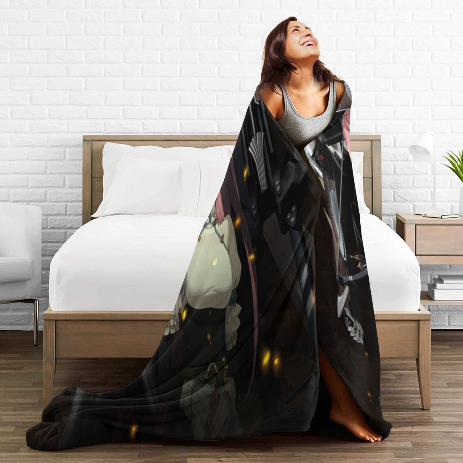 Amazon.co.jp: 大鳥香奈枝 毛布 可愛い フランネルブランケット 超