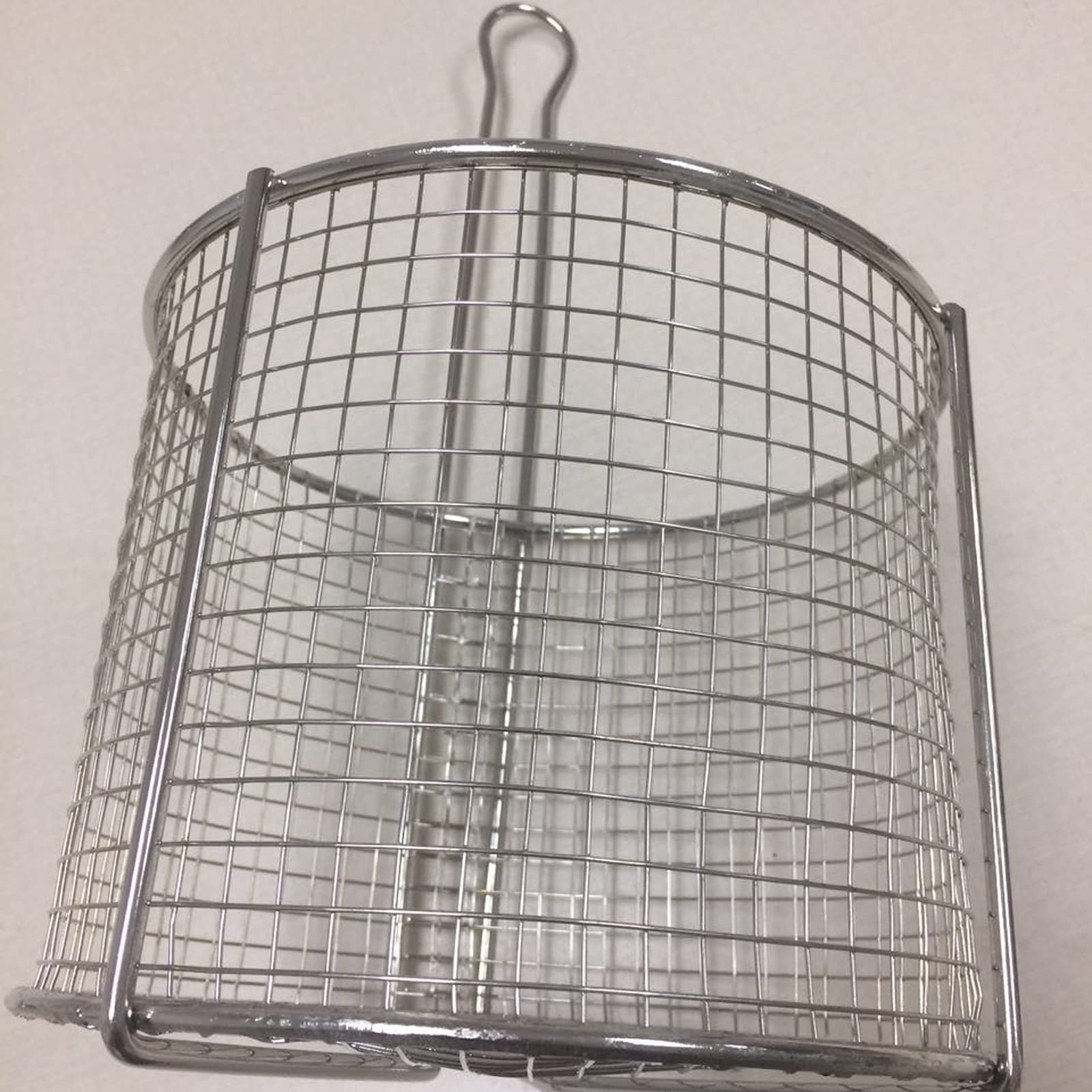 Filtro de alimentos fritos de cocina, espumadera de cocina de acero inoxidable, cesta de patatas fritas de metal, mango de filtro, cesta for freír for fideos, patatas fritas, colador for freí