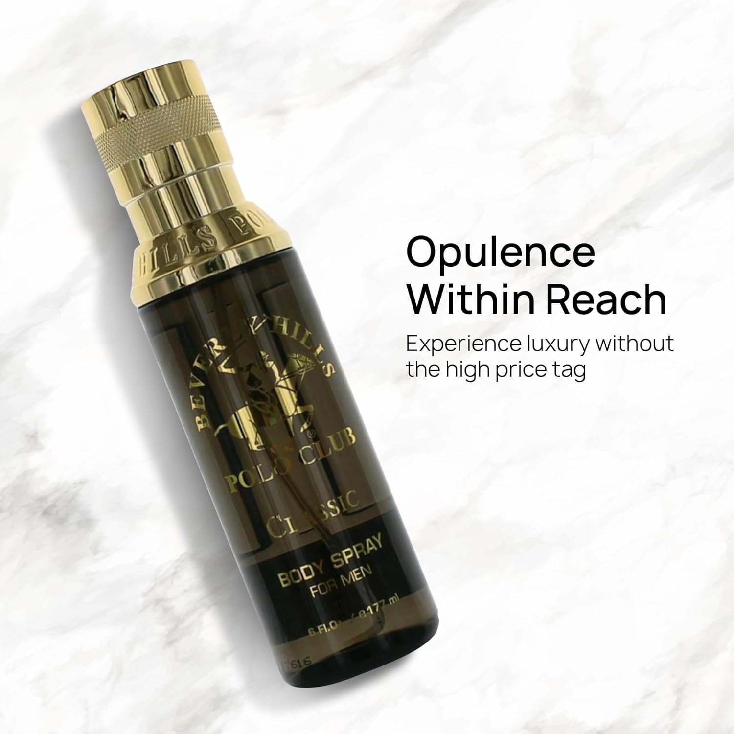 Beverly Hills Polo Club Body Spray for Men - BHPC Classic EDT - Notes of Patchouli, Cedar, Vetiver, Ambergris & Musk - Long Lasting Cologne Scents - Ideal Gift for Him, 6oz image 4 of 7 B0C83R8NG1