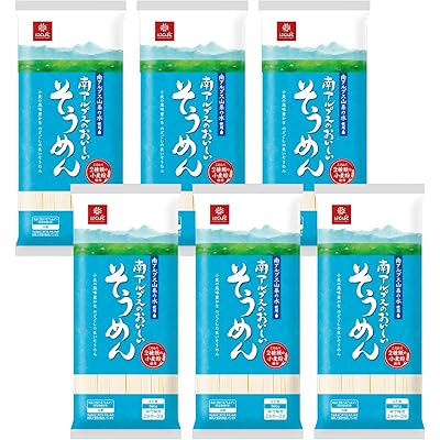 はくばく 南アルプスのおいしいそうめん 360g×6袋