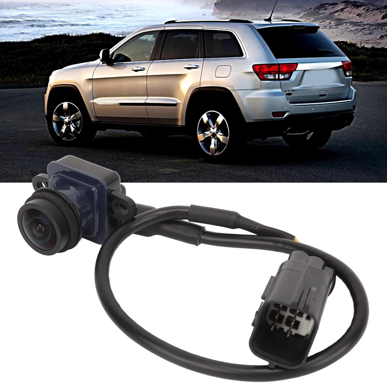 Rear View Parking Camera Backup Camera 56054059AF High Definition Backup Camera Fit Rear View Back Up Safety Park Assist Camera Replacement for 2011 to 2013