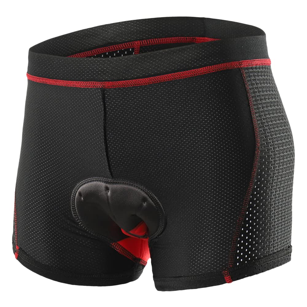 Lixada Pantaloni Corti da Ciclismo in Silicone, Traspiranti con Gel 5D per Unisex Adulto