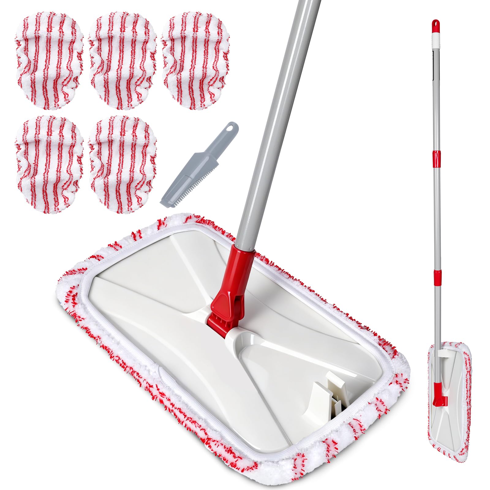 Serpillière microfibre articulée à 360 degrés pour nettoyer les sols durs