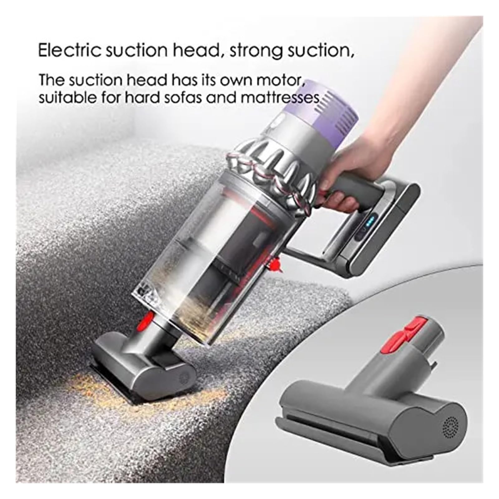 Cabezal De Succión De Eliminación De Cepillo Principal, Compatible con Dyson, V7 V8 V10 V11 Aspiradora Mini Herramienta Turbo Eléctrica Accesorio Barra De Cepillo