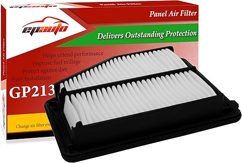 EPAuto GP213 (17220-R1A-A01) Filtro de aire del motor, compatible con Honda Civic 1.8L (2012-2015), Acura ILX Base 2.0L (2013-2015)