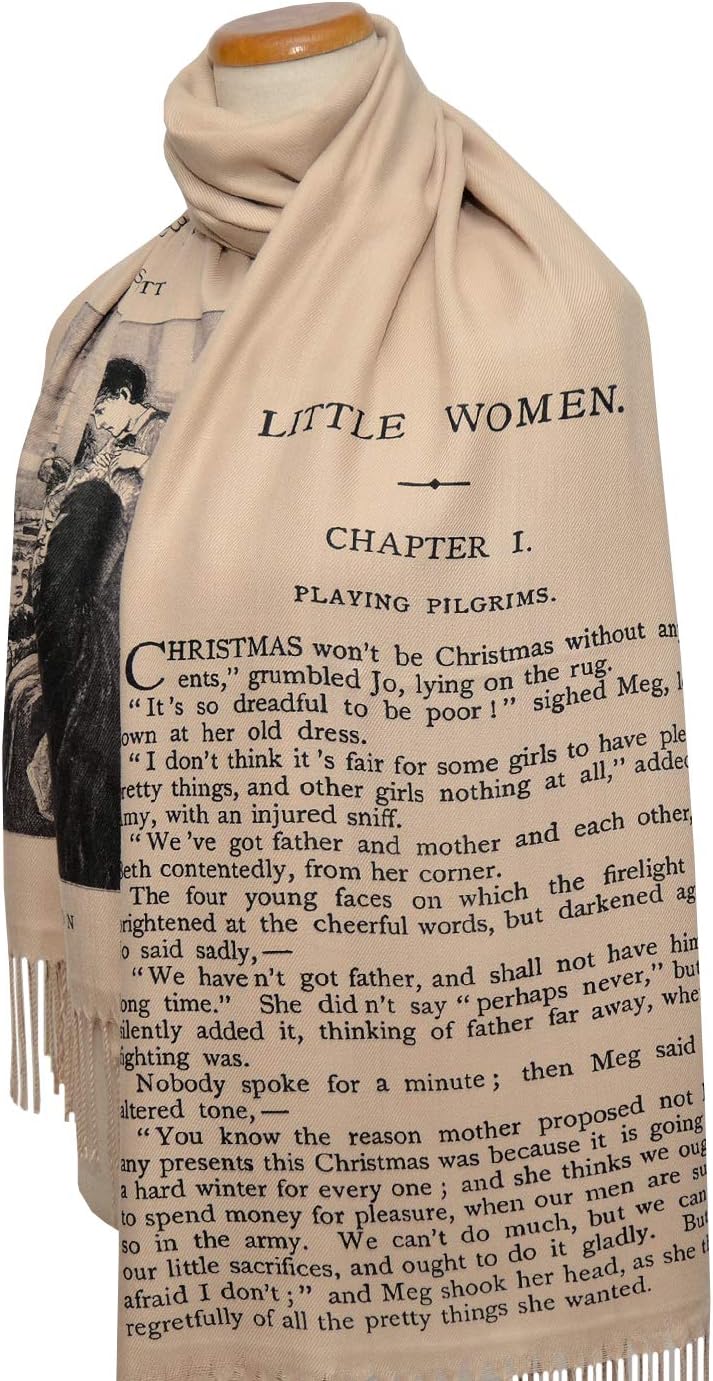 Universal Zone Little Women by Louisa M. Alcott Shawl Scarf Wrap - Image 8