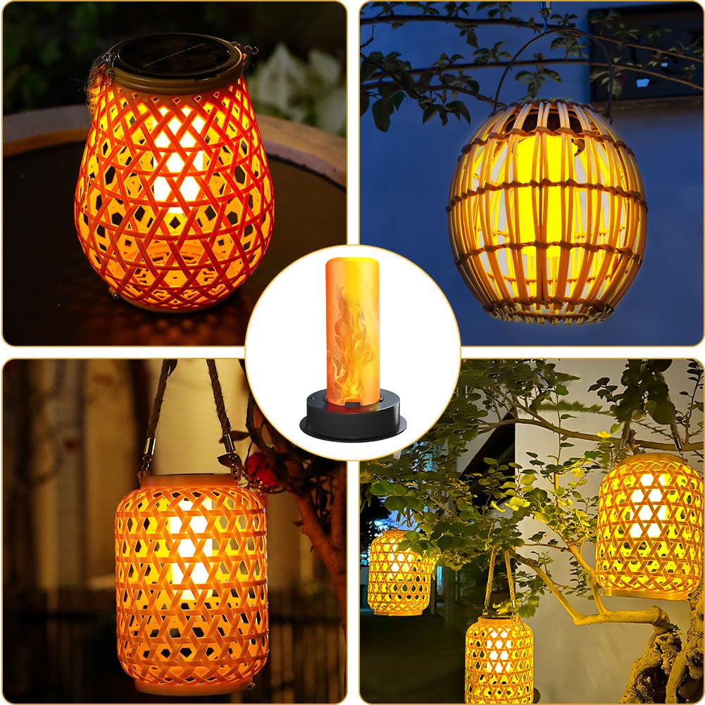 2 sztuki lamp solarnych zamienniki, części zamienne, lampy solarne z żarówką, 8 cm, pokrywa zapasowa, dekoracja zewnętrzna