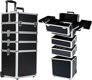 Estuche de maquillaje con ruedas - Organizado...