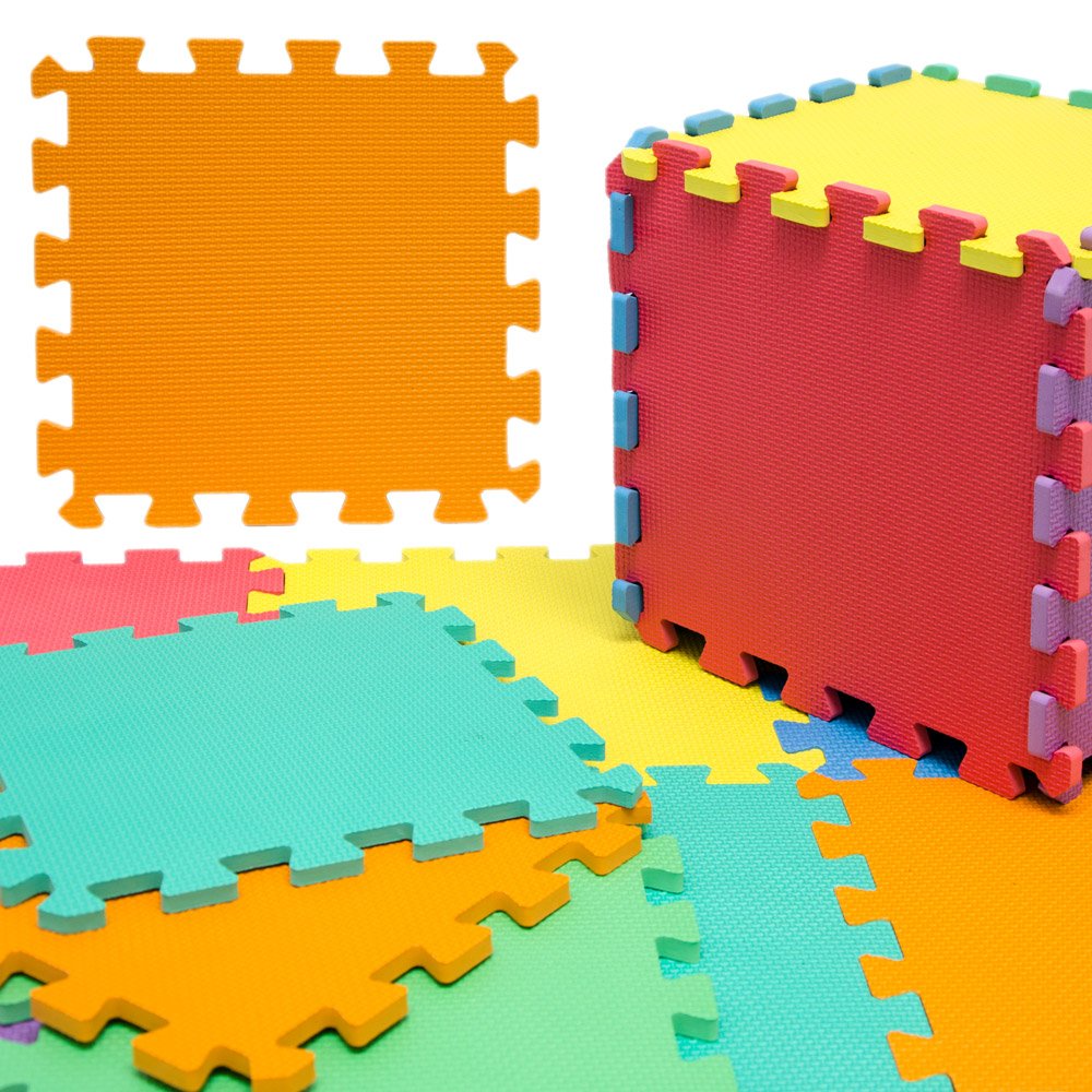 LittleTom 9 Tapis de Sol épais - Bébé et Enfant dès 0 Mois 30x30 Dalles Puzzle Carré en Mousse EVA