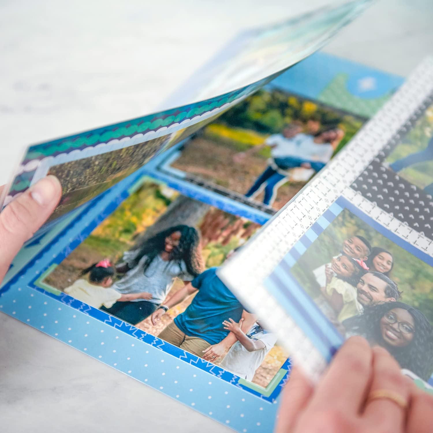 Creative Memories 6x12 Peekaboo Pockets (6/pk) Photo Mounting Sleeves Half Page