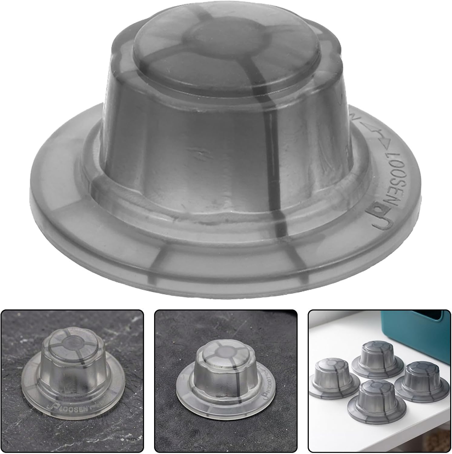 5pcs Plastic Fan Blade Nut Cover for Standing Pedestal Fan, 0.35 Inch