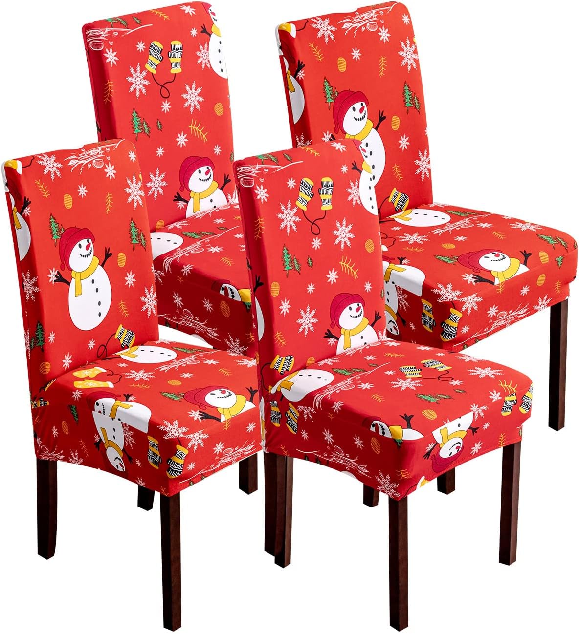 Genina Christmas Chair Covers for Dining Room Chair Covers