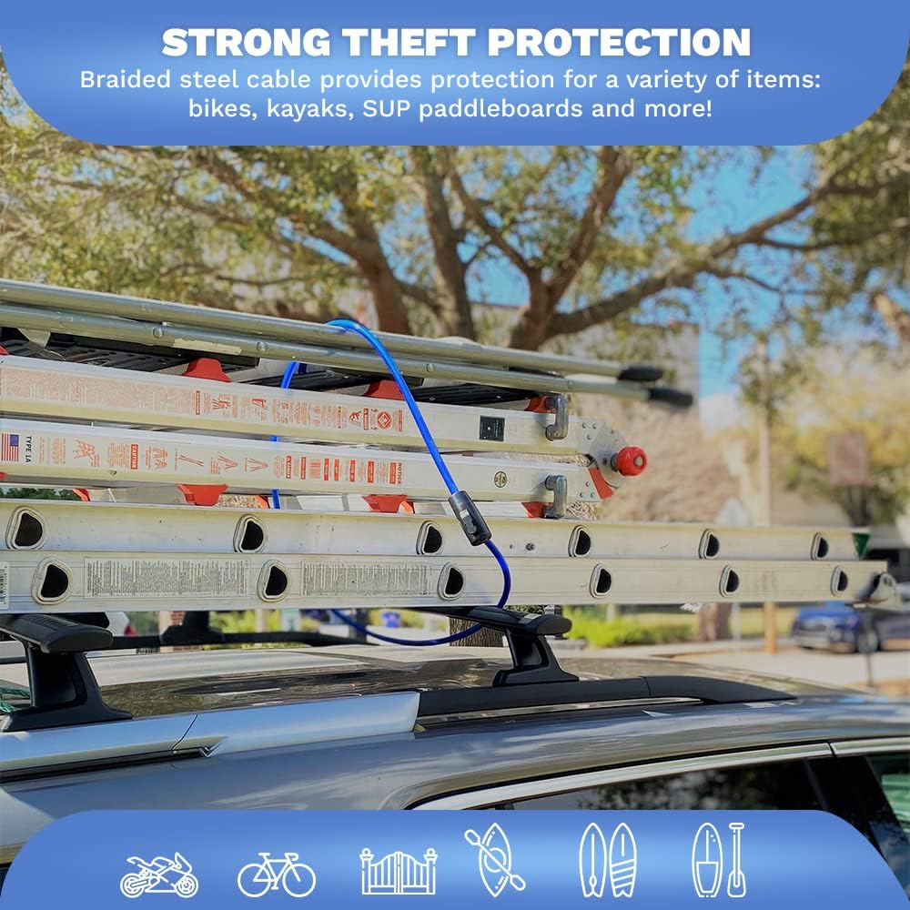 Security Cable Lock, 10ft - Image 3