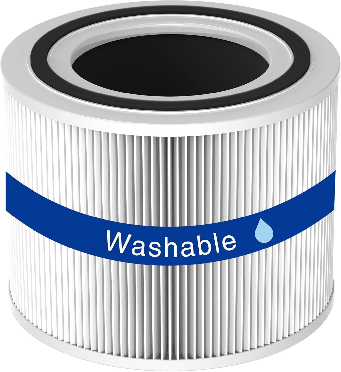 Core 300 𝐖𝐚𝐬𝐡𝐚𝐛𝐥𝐞 Replacement Filter for LEVOIT Core 300, Core 300S and Core 300-P Air Purifier, 3-in-1 H13 True HEPA Filter with High-Efficiency Activated Carbon for Core300-RF, 1 Pack