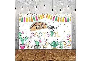 Taco Bout a Baby Girl Backdrop