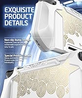 Vista 6 de Mumba Funda acoplable para Nintendo Switch, serie Blade TPU Grip Funda protectora compatible con consola Nintendo Switch y controlador Joy-Con