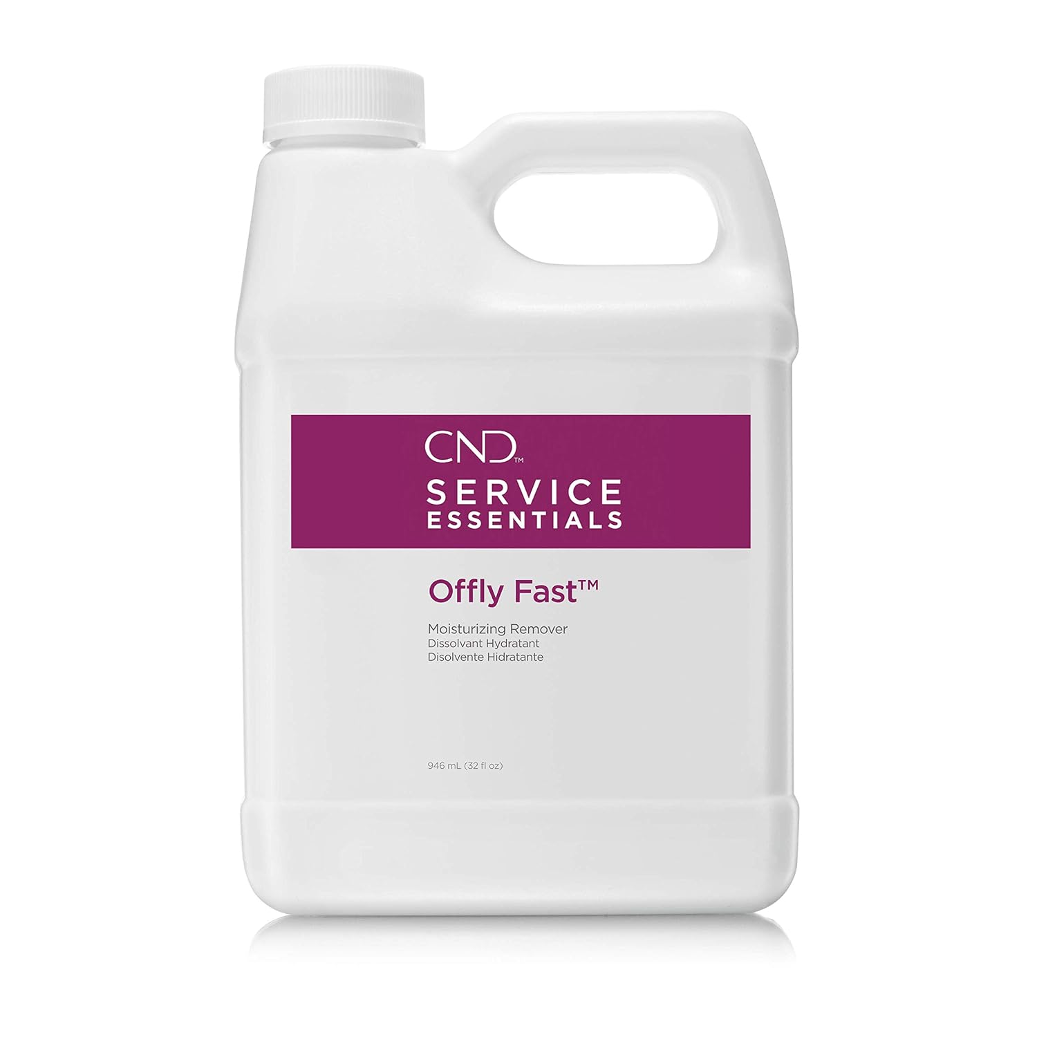 CND OFFLY FAST MOISTURIZING REMOVER with macadamia and vitamin E oils, Safely removes CND SHELLAC & CND VINYLUX Polish