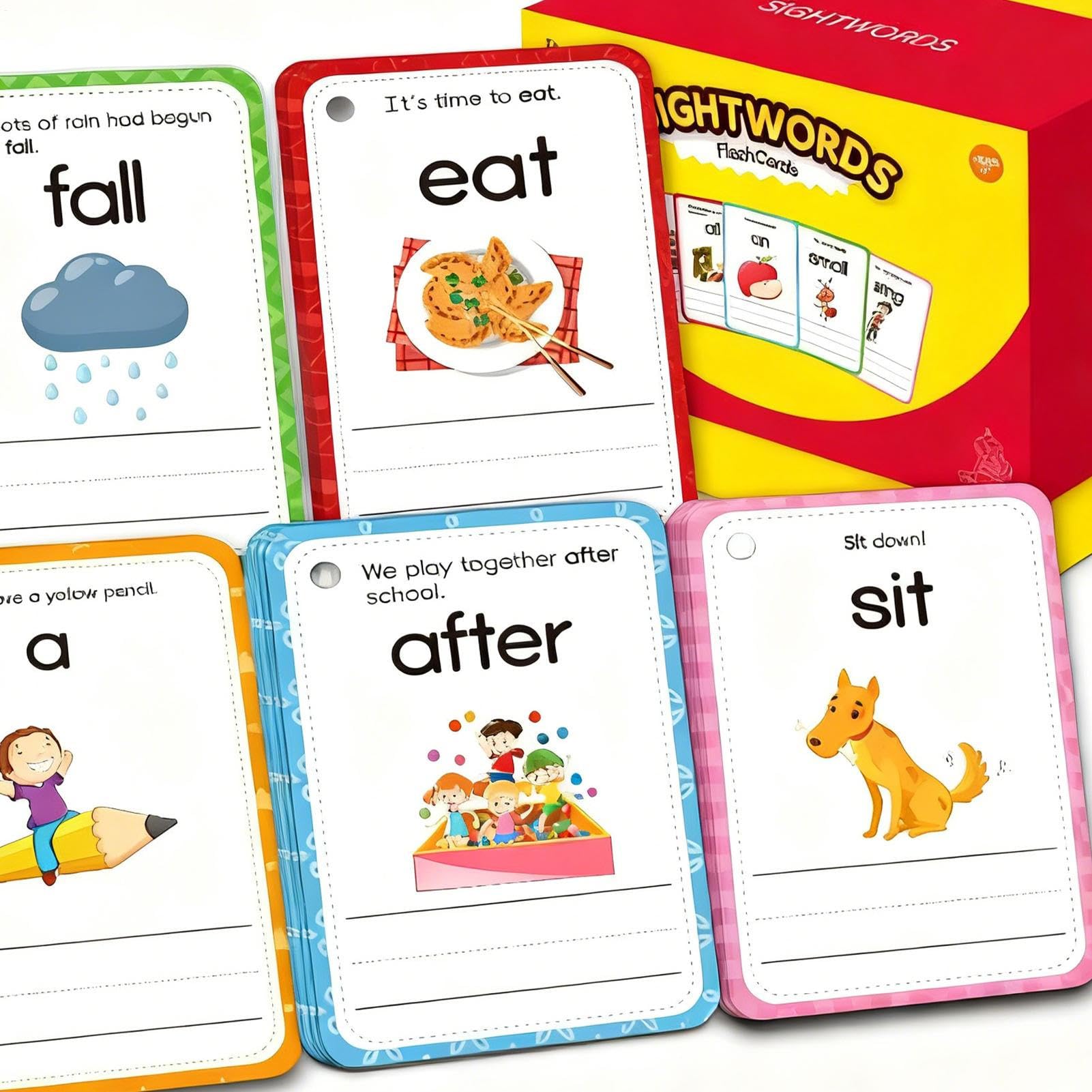 Flashcard Parole Sight Giochi Di Lettura Portatili | Flashcard Vocabolario Per Bambini Ragazze Insegnanti Istruzione Domestica Attività In Classe Apprendimento