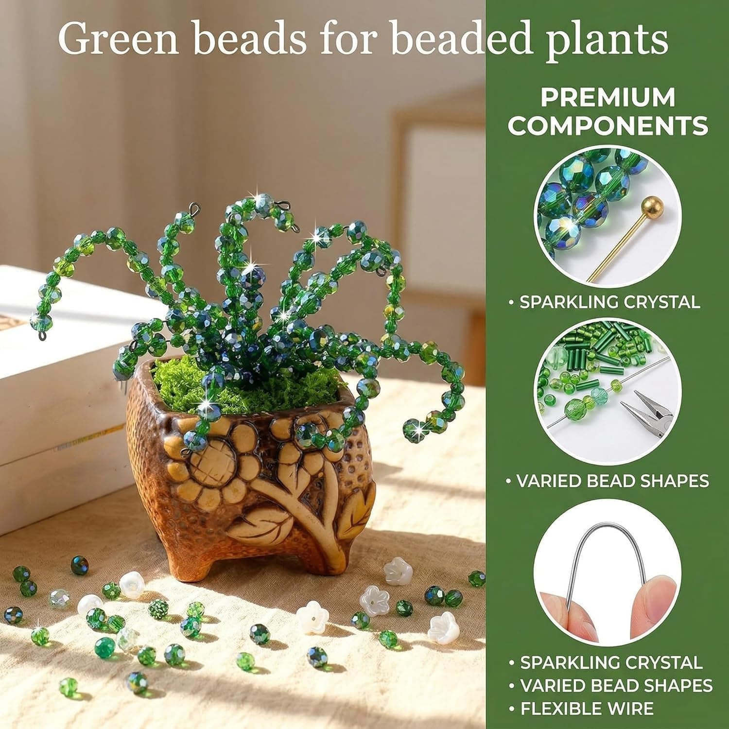 5500 Pcs DIY Beaded Plant Kit - Image 5