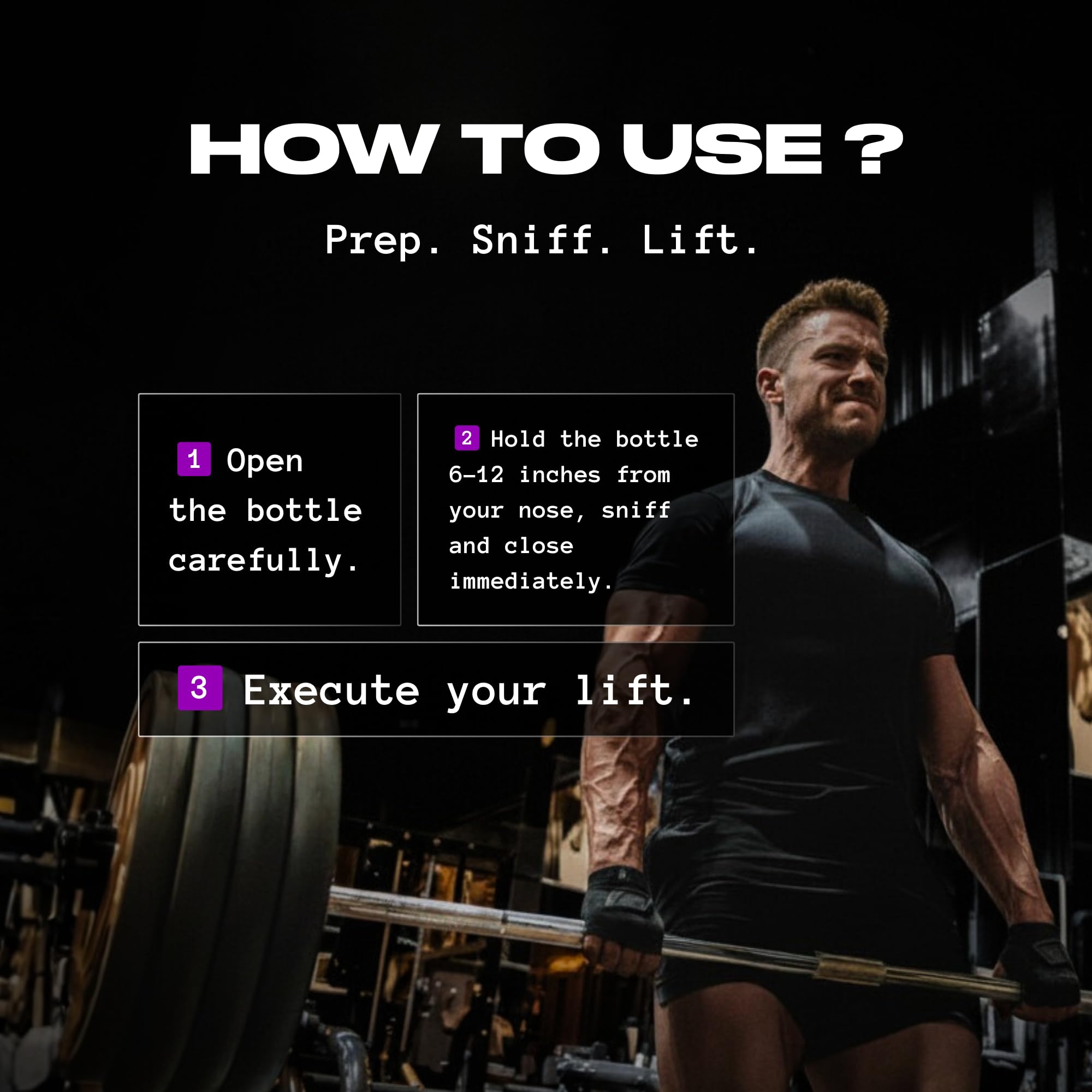 Chamberofgods Instinct Ammonia Smelling Salt - World's Strongest Formula | Gel Technology | for Advanced Lifters Only | 3 Month Potency 2