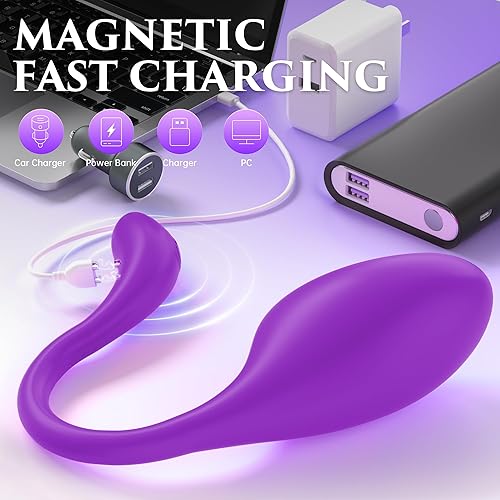 Miniatura 5 de Vibrador de juguetes sexuales para adultos para parejas, con aplicación de aplicación, vibrador de 9 vibraciones, vibrador de control remoto de