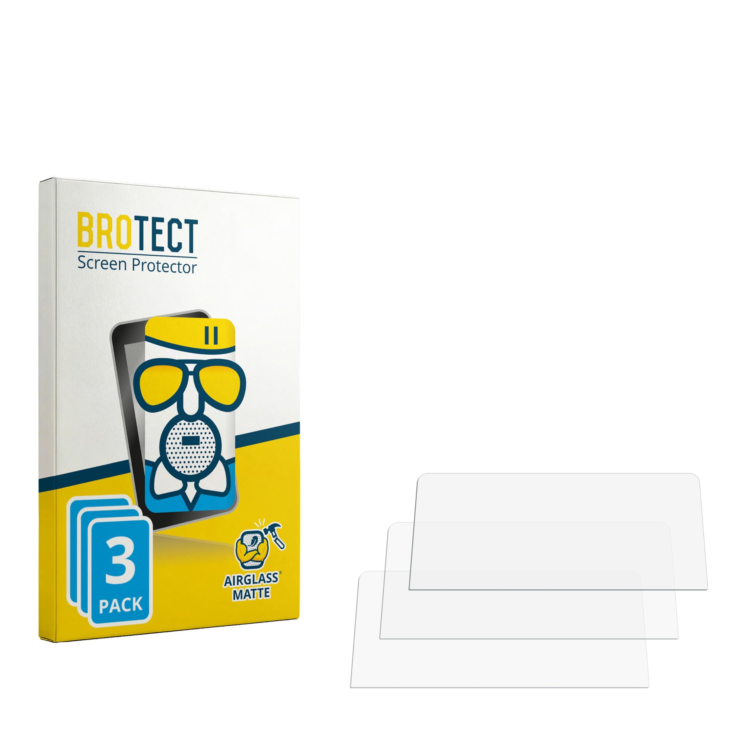 BROTECT Protector Pantalla Mate Cristal para JFSound JF-032B5O-CIC (3 Unidades) Protección Anti-Reflejos