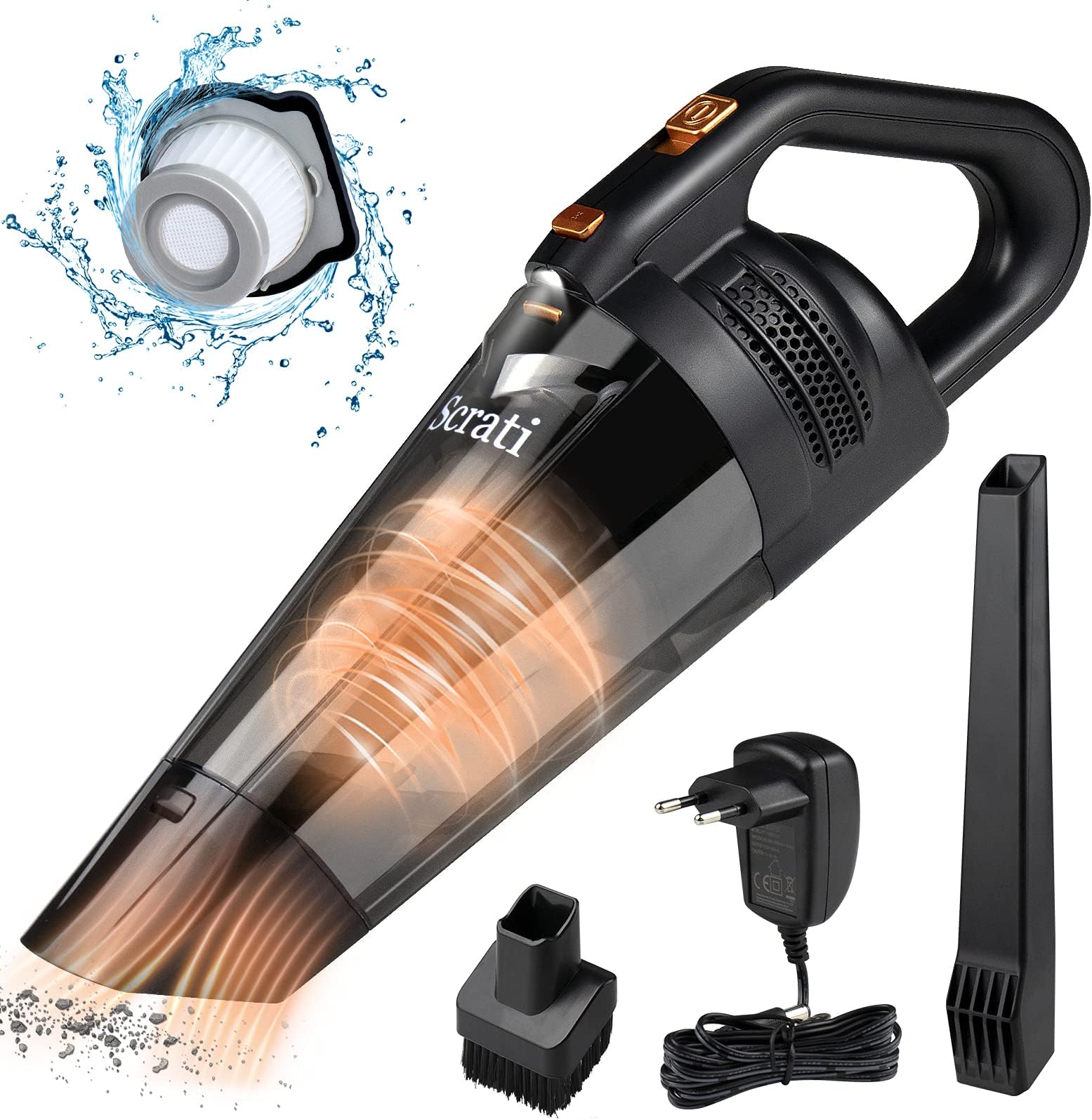 Nulzun Aspirateur Sans Fil, Aspirateur à Main Rechargeable