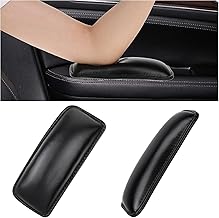 MOXVI 2 Pack Knee Cushion Soft Pad for Leather Auto Center Console, Car Foot Care Knee Cover Thigh Support Comfort Elastic Pillow Car Interior Accessories (Pack of 2)