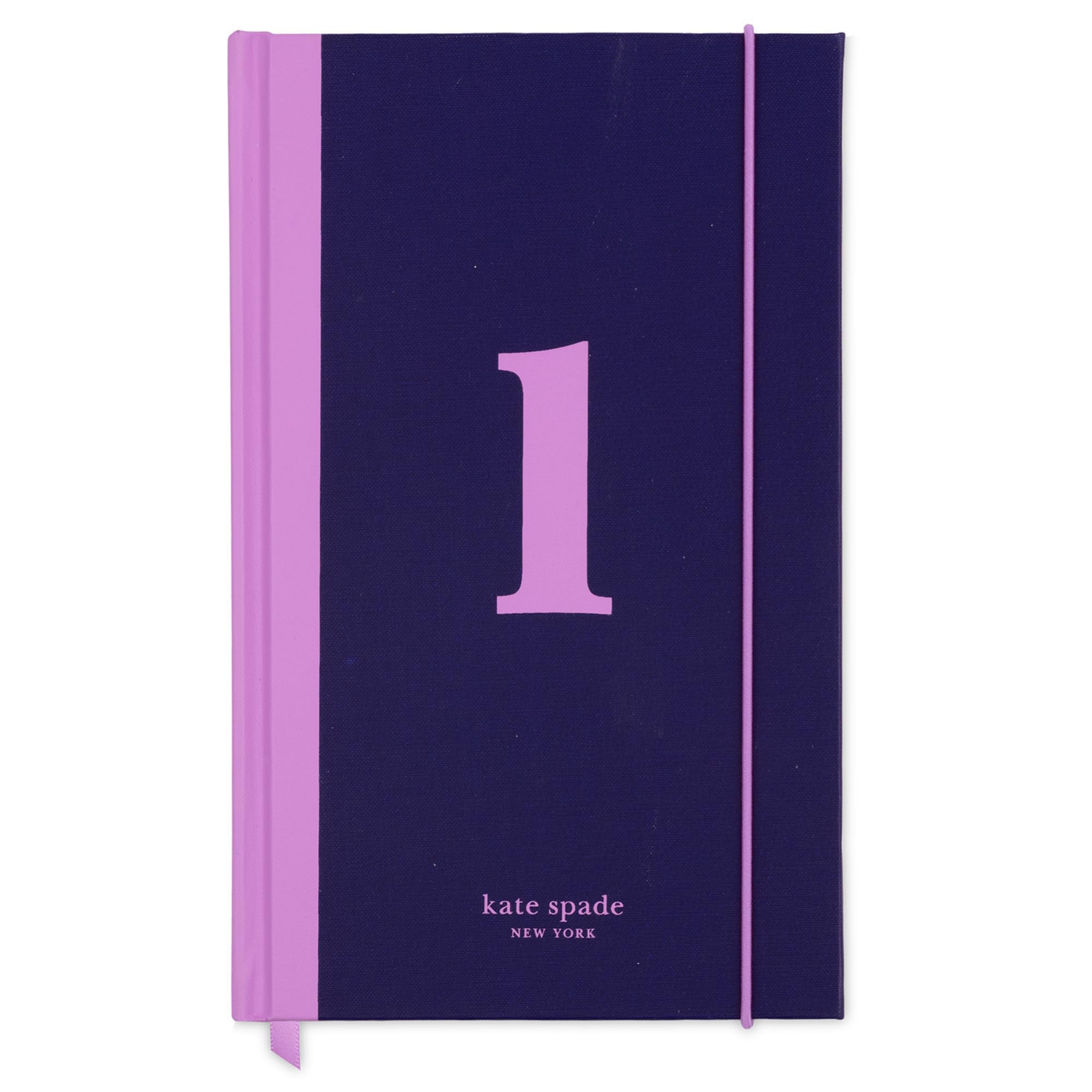 kate spade new york Just Mine Notebook Journal, Monogram Cloth Hardcover Journal, 8.25" x 5.25", Diary Includes 168 Lined Pages, (L)
