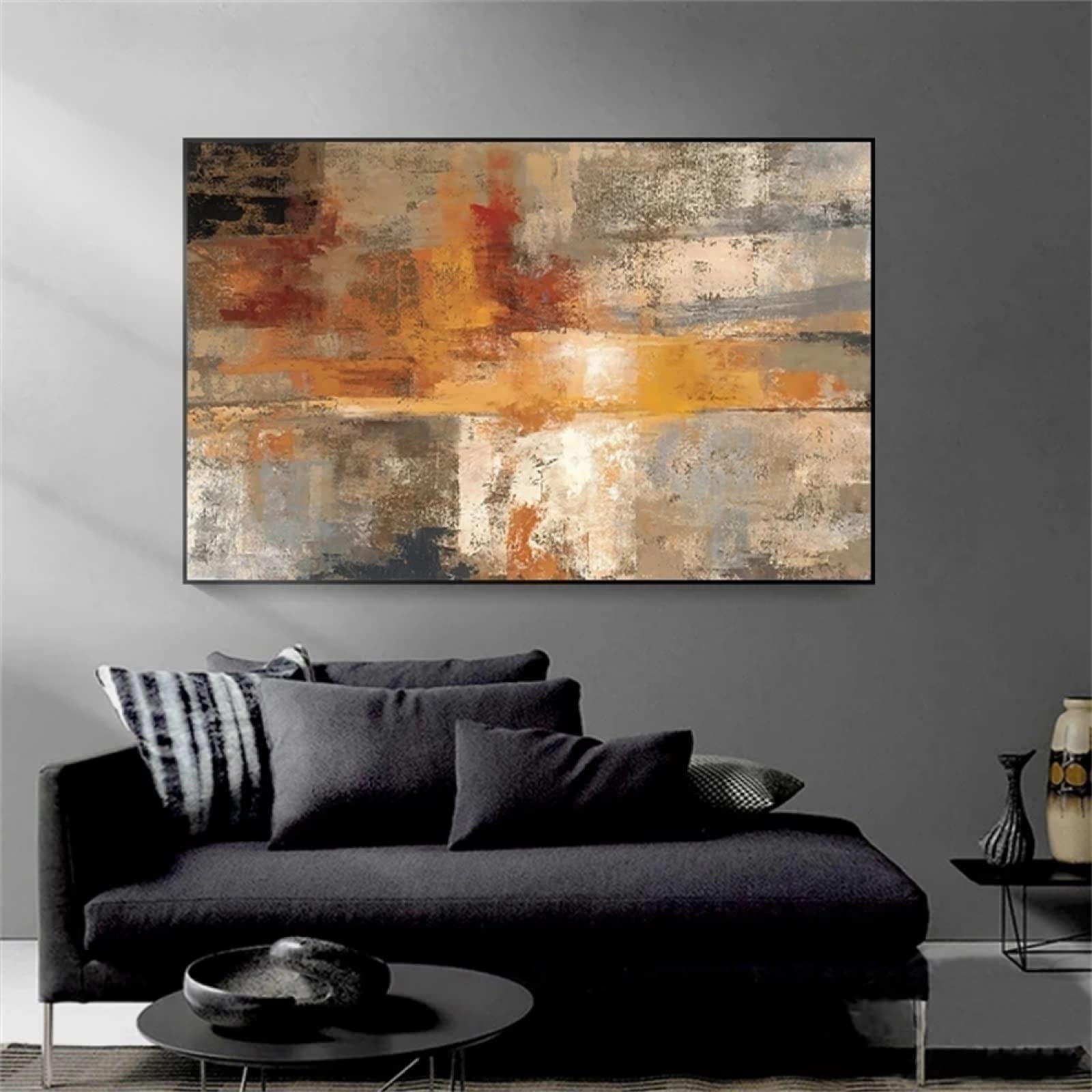 5D Diamond Painting Abstrakte Leinwand, 80x120cm Diamant Painting Bilder Groß, Malen Nach Zahlen Erwachsene, DIY Daiments Painting Anfänger Kinder, Stickerei Canvas Art Crafts für Home Wall Décor