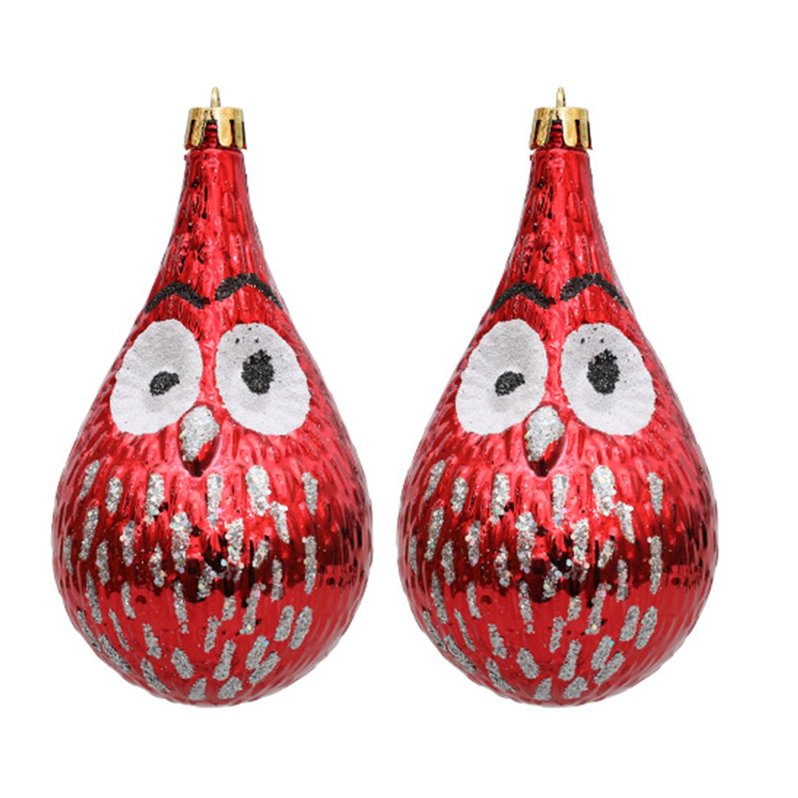 Xinsheinelry 1Box Holiday Adornments Pinecone/Owl Hanging Pendant Christmas Tree Decorations Stylish Festive Embellishment Christmas Decoration