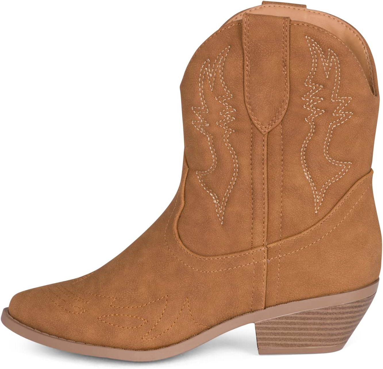 STYLISH SBUCK - Women’s Low Heel Pointed Toe Western Cowgirl Boots
