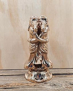 仏像【歓喜天(聖天)双身立像】12cm ガネーシャ ミニチュア仏像 真鍮製 守り本尊 ご利益 恋愛成就 (かんぎてん (銅像バフ仕上げ)