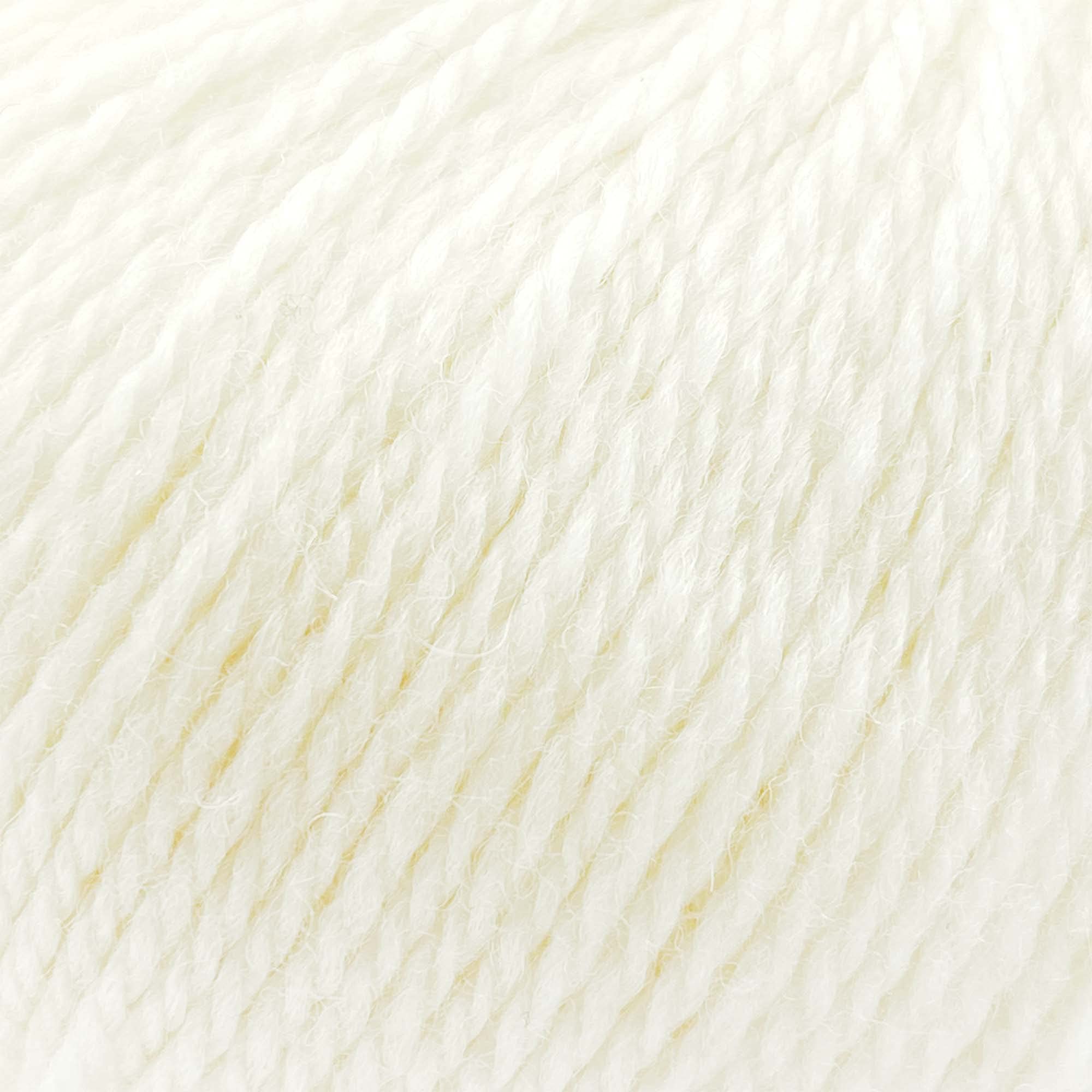 Tricot Cafè - Merino Mercerizzato - 100% pura lana bola de lana suave para ganchillo ideal para la ropa Blanco 1 Made in Italy