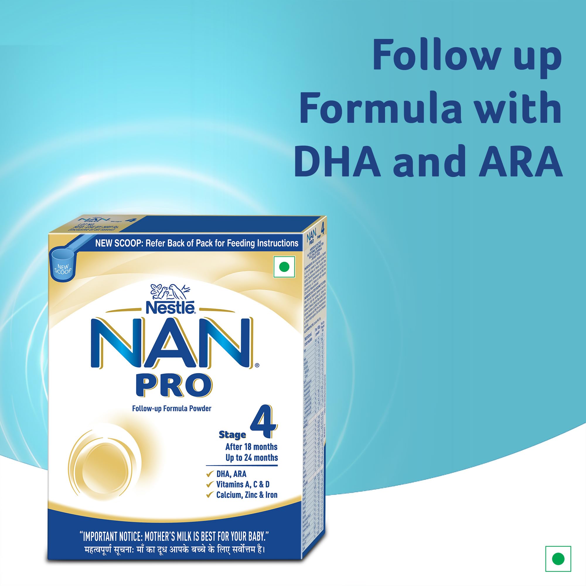 NAN PRO Stage 4 | Follow-Up Formula 18-24 Months | DHA-ARA | 400g 1
