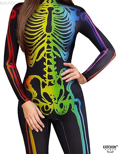 Miniatura 4 de KatchOn Body de esqueleto multicolor - Disfraz de Halloween para mujer