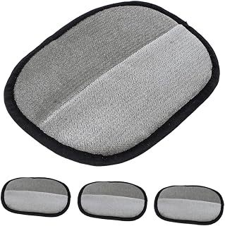 VALICLUD PET Hair Remover Gloves 4pcs Fabric Double Sided for Dogs Cats