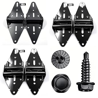 Black Color Hinge #1#2#3 Combinations and ScrewsQty 50