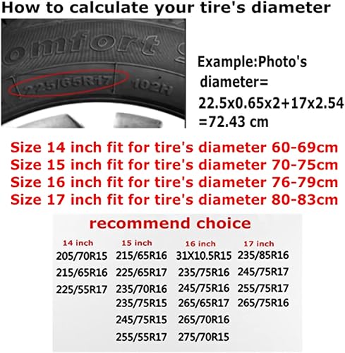 Miniatura 9 de Making Memories One - Funda de neumático de repuesto para campamento, impermeable, a prueba de polvo, universales, para caravana, remolque, camión,