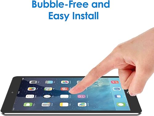 Vista 4 de JETech Protector de pantalla para iPad (9.7 pulgadas, modelo 2018/2017, 6ª/5ª generación), iPad Air 1, iPad Air 2, iPad Pro de 9.7 pulgadas
