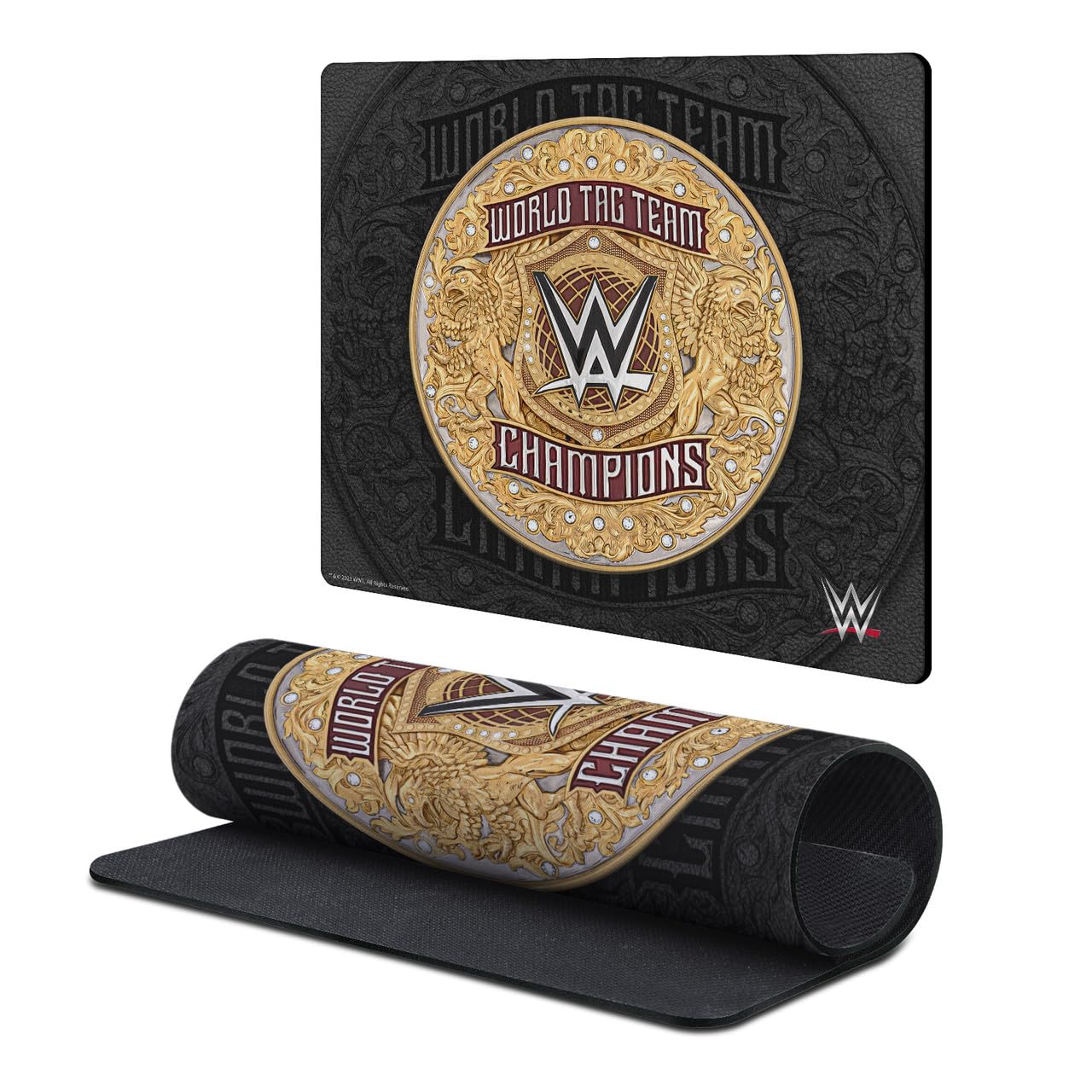 Head Case Designs Officially Licensed WWE World Tag Team Championship Title Belts 9.84 x 11.81 x 0.12 inches (250 x 300 mm) - S Gaming Office Desk PC Keyboard Mouse Mat Pad
