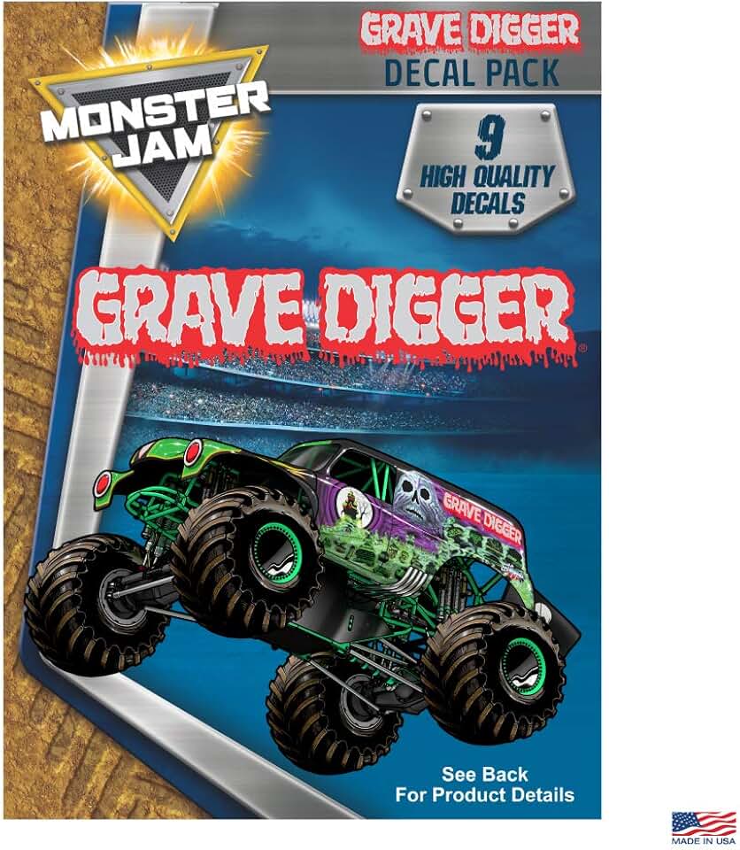 grave digger wall decals