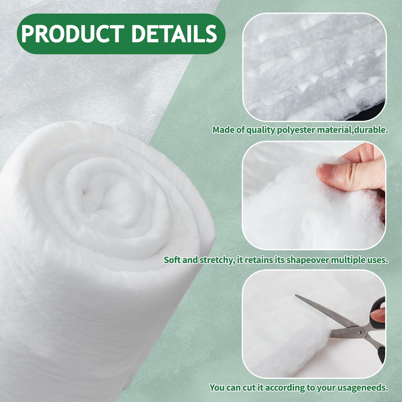 Dacron Polyester Upholstery Batting - Restore Cushions! -6