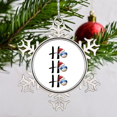 Vista 52 de Ho - Sombrero de voleibol de Navidad, adornos de copo de nieve, sombrero de Navidad, adornos de árbol de Navidad, adornos de Navidad personalizados