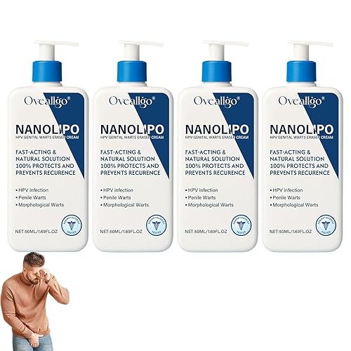 Miniatura 10 de Oveallgo NanoLipo Eraser Cream, crema de alivio profesional para hombres, crema GentX Relief para hombres, calmante para la piel íntima, 1.76 oz (1)